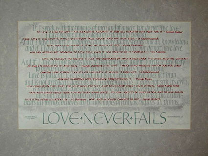 Love Never Fails