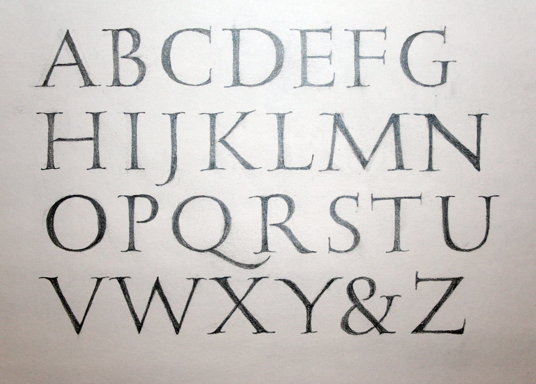 Roman Capitals Calligraphy Kit